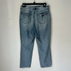 Pacsun Women’s Distressed Light Wash‎ Denim Mom Jeans Size 30 ⬛️ thumbnail 7