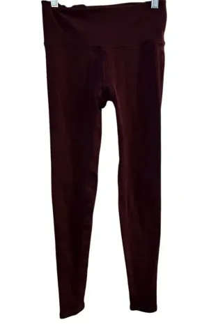 Lululemon High-Rise Reveal 7/8 Tight Leggings Dark Adobe Red Size 6 Yoga Running thumbnail 1