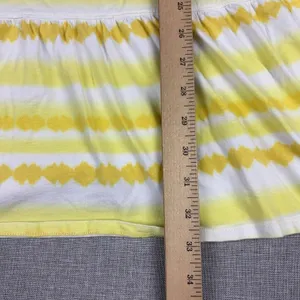 The North Face Dress Womens S Yellow Tie Dye Sweetheart Strappy Smocked Ruffle thumbnail 2