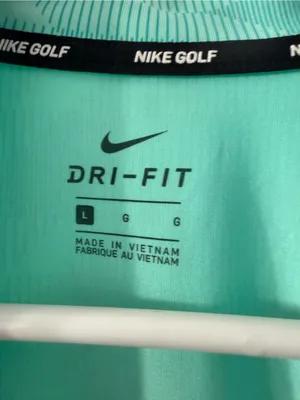 Nike Dri-FIT Sleeveless Golf Polo in Mint Green thumbnail 3