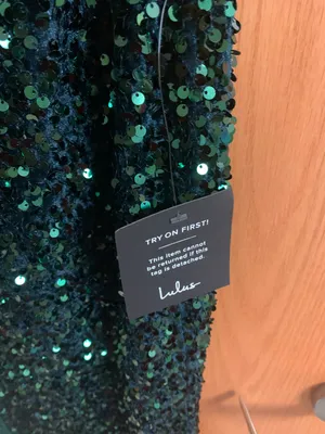 Lulus Everlasting Radiance Emerald Sequin Strapless Feather Maxi Dress thumbnail 5