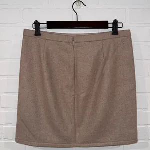 J. Crew Wool Viscose Blend Women’s Taupe Knit Mini Skirt thumbnail 8