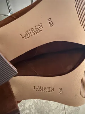 Lauren Ralph Lauren Artizan II Suede Boot in Brown Kid Suede, Size 9.5, NEW thumbnail 6