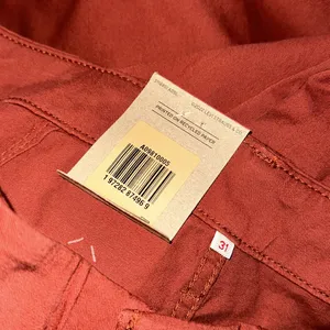NWT LEVI'S Women's Surplus High Rise Straight-leg Pants In Burnt Henna SZ-31 thumbnail 6