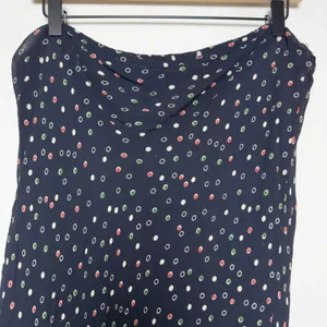 VTG 90s April Cornell Women Whimsigoth Midi‎ Skirt L Black Polka Dot Lace Indie thumbnail 3