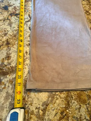 SKIMS Velour Wide Leg Pants Size Large L Color Beige thumbnail 12