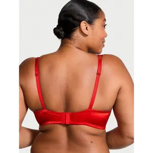 Victoria’s Secret Dream Angels Twinkle Bows Satin Bra Bright Vermillion Small thumbnail 3
