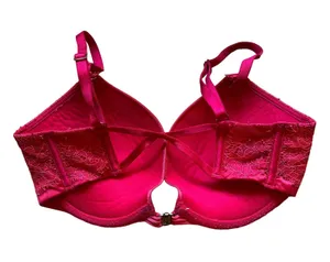 Women's Victoria Secret Very Sexy Push Up Padded Bra Front Closure Red size 32D thumbnail 6