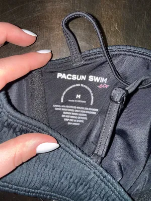 PacSun Bathing Suit Top Black thumbnail 3