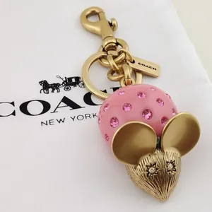 Coach Mouse Bag Charm Keychain thumbnail 3