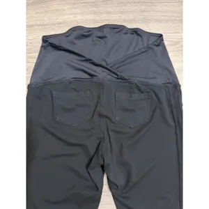Isabel by‎ Ingrid & Isabel Womens XL Black Maternity Jeggings Full Belly Panel thumbnail 9