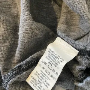 We The Free Free People Size M Gray Rush Hour Peasant Blouse Raw Hem Linen Long Sleeve thumbnail 10