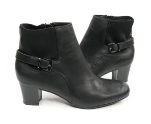 East 5th Rain Black Faux Leather Booties thumbnail 1