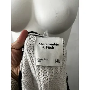 Abercrombie & Fitch Sweater Womens XL Varsity Preppy Tennis Academic Sleeve Spot thumbnail 3