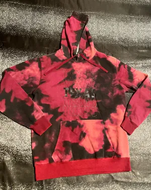 Creative Apparel Womens Lg Tie-dye Texas graphic print long sleeve hoodie thumbnail 1