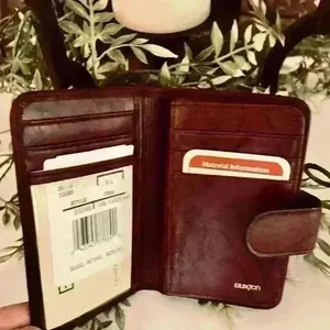 Burton Brown Leather Wallet Set thumbnail 6