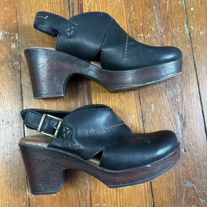 b.o.c Women's Cecila Black Chunky Clogs Y2K 10 M Shoes thumbnail 2