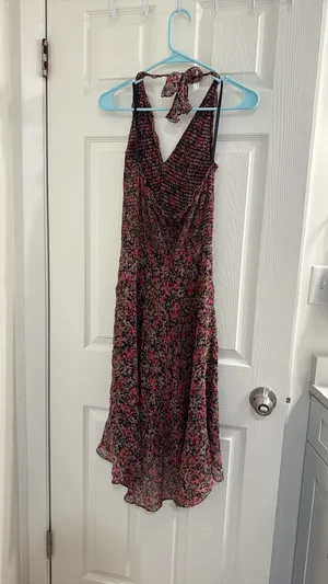 BCBGMAXAZRIA Midi Halter Dress thumbnail 3
