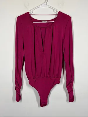NWOT Free People Kaya Keyhole Bodysuit Size Small thumbnail 4