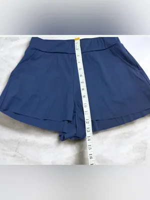 High-Rise Athletic Shorts for Women in Deep Blue thumbnail 2