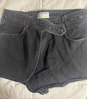 We The Free Maxine Denim Skort thumbnail 1