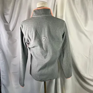 Columbia PGF Womens‎ Gray Fleece Pullover Coral Trim Fishing Gear Mock Neck thumbnail 9
