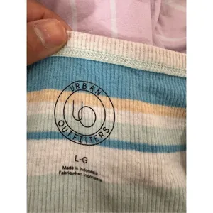 Urban outfitters stripped tank top size large thumbnail 6