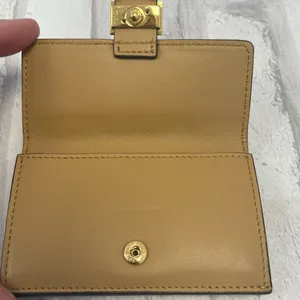 Fendi Baguette Dark Beige Card Holder Nappa Leather - Preowned thumbnail 7