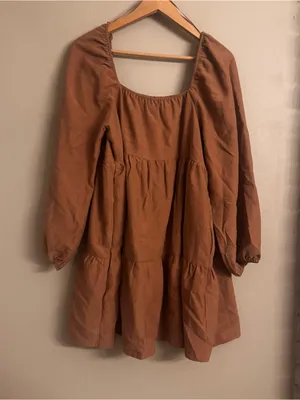 BALTIC BORN Corduroy Tiered Mini‎ Dress thumbnail 5