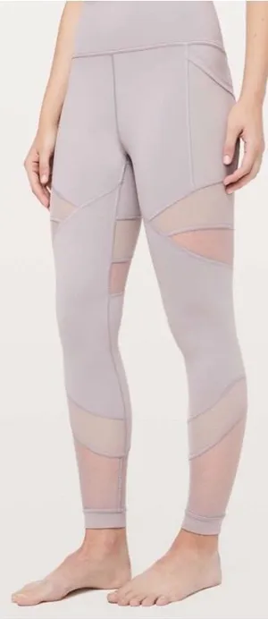Lululemon Forget The Sweat Tight Legging 25" Dark Chrome Women's 6 Athletic thumbnail 1