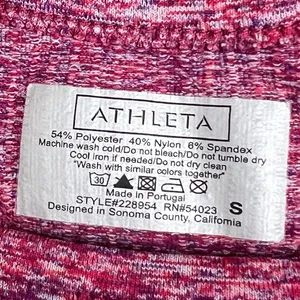 Athleta Maroon Racer Back Athletic Tank Top - Small - VGUC thumbnail 3