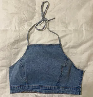 Forever 21 Jean halter top thumbnail 2