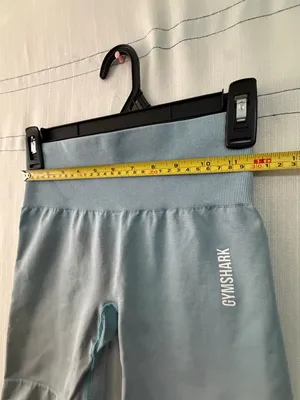 Gymshark Blue Ombre Women’s size S Seamless Biker Shorts Washed Gradient (A554) thumbnail 2