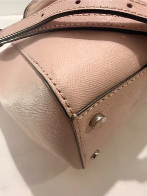 Michael Michael Kors Blush Pink Saffiano Leather Small Satchel Crossbody thumbnail 11