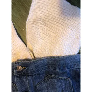 Abercrombie & Fitch EUC Women's Knit Lined Denim Jacket - Size Small thumbnail 2