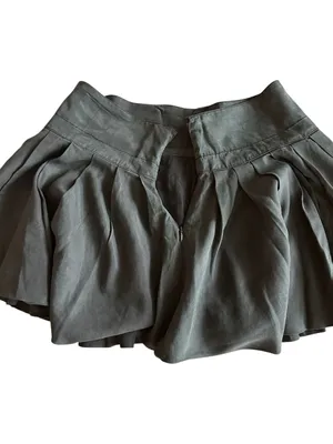 Free People Black Pleated Mini Skirt Size 4 Coquette Dark Academia thumbnail 2