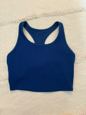 Blue Racerback Workout Tank Top Size XS thumbnail 1