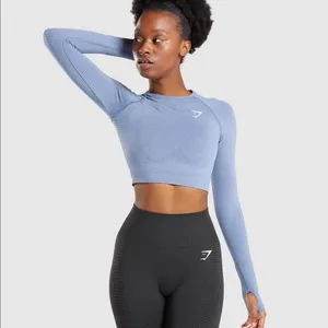 Gymshark Long Sleeve Crop Top thumbnail 1
