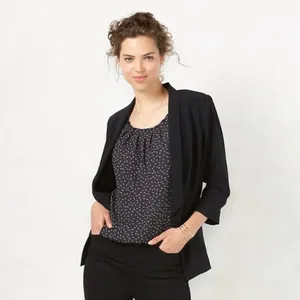 ✨HP✨LC Lauren Conrad Crepe Open-Front Blazer✨ thumbnail 2