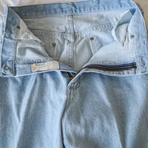 Vintage Wrangler Jeans Cowboy Cut Ombre Dip Dyed Made‎ in USA Size 11x34 14MWZ thumbnail 9