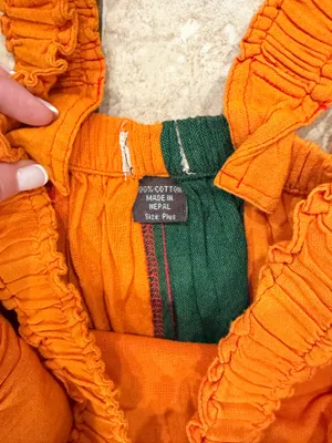 Handmade overalls Orange thumbnail 3