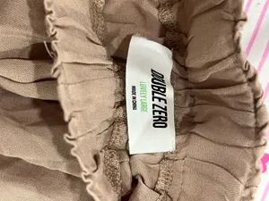 Double Zero Beige Palazzo Pants, thumbnail 7