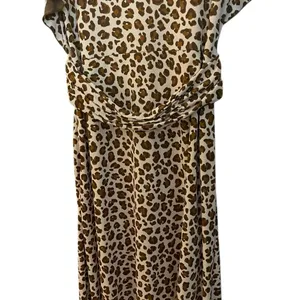 Tory Burch Women's Glady Animal Print Short Flutter Sleeve Dress thumbnail 10