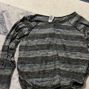 FREE PEOPLE oversized‎ space dye striped scoop neck balloon sleeve top thumbnail 10