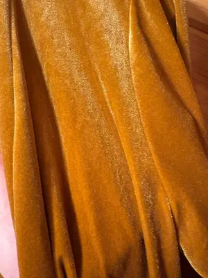 Gold Velvet Duster Cardigan – Size XL thumbnail 3