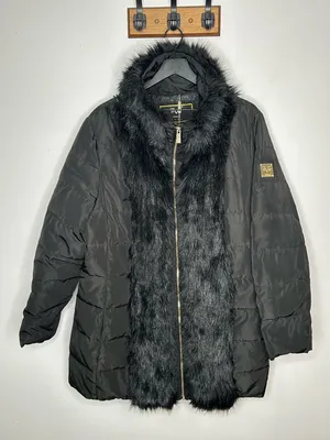 Versace 1969 Faux Fur-Accent Coat thumbnail 2
