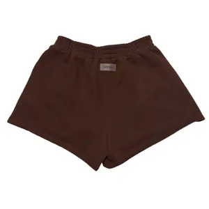 Parke Brown Sweat Shorts Comfy Loungewear Streetwear Athleisure Womens Size L/XL thumbnail 2