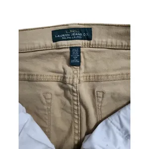 Lauren‎ Jeans Co Ralph Lauren Women's Modern Straight Khaki Tan Pants , 14 thumbnail 2