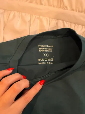Green Long Sleeve Top Size XS thumbnail 2