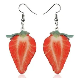 Strawberry Earrings Red thumbnail 1